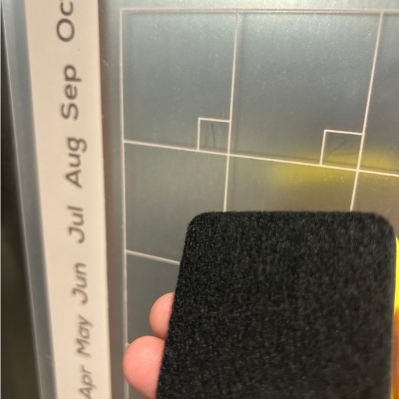 Acrylic magnetic calendar - Picture 4 of 6